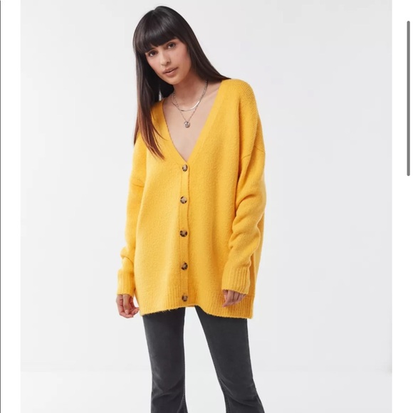 Urban outfitters Jordan oversized plush cardigan XS - Picture 1 of 10